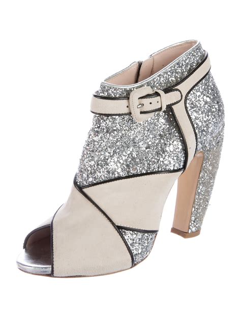 miu miu glitter shoes price